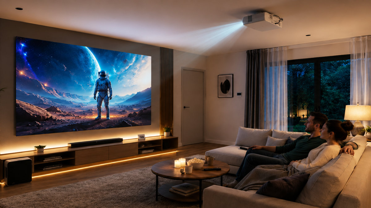 El cine de 500 pulgadas llega a tu casa con una nueva era de proyección 4K con IA