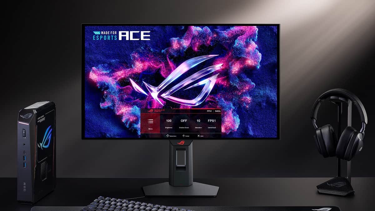 OLED para los eSports: los nuevos monitores gaming Asus ROG son tan rápidos como espectaculares